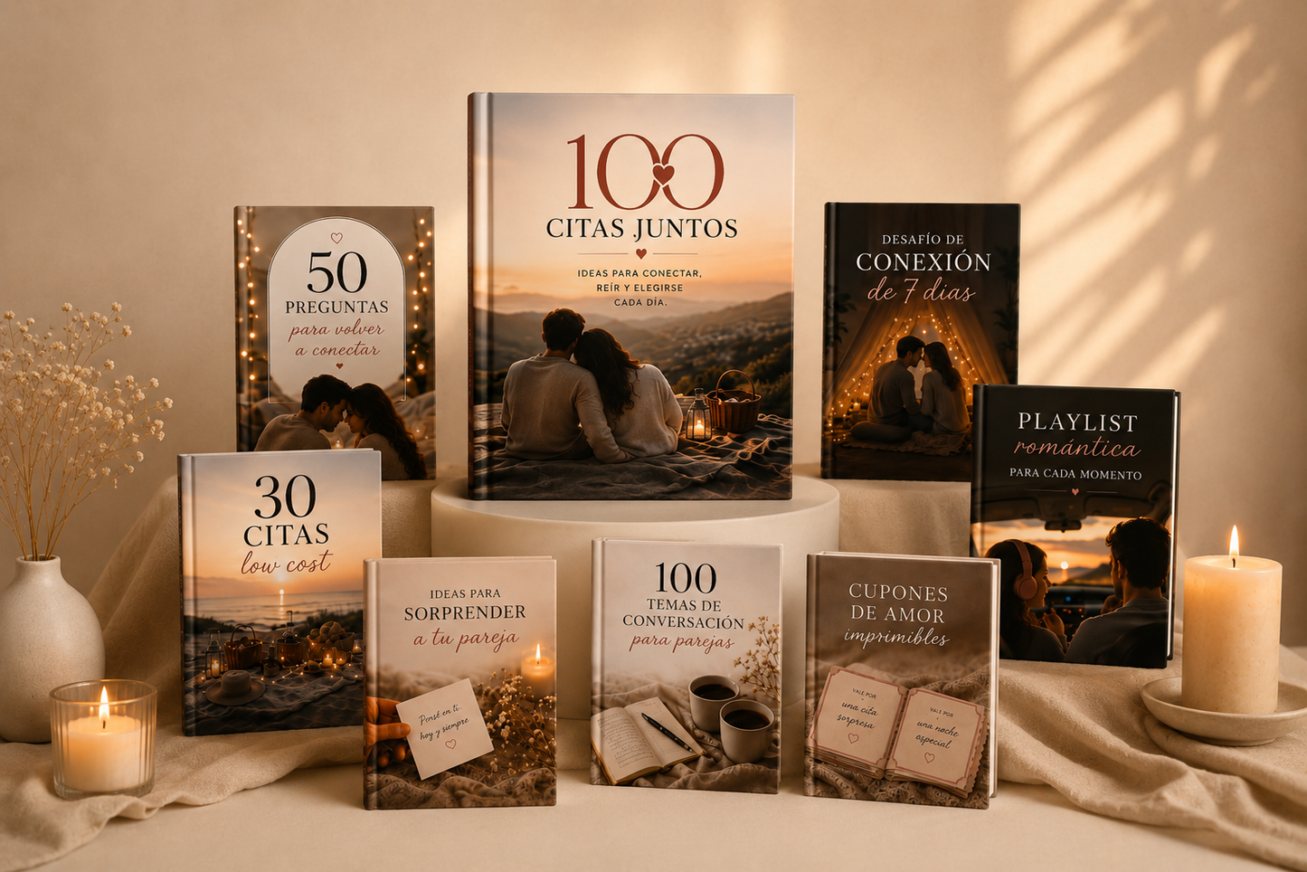 🤎 100 Citas Juntos + 7 BONUS 🎁 "La experiencia para volver a conectar"